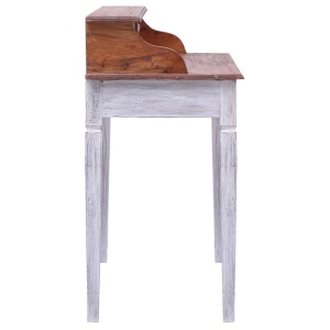 Birou de scris cu sertare, 90x50x101 cm, lemn masiv reciclat - Img 8