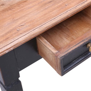 Birou de scris cu sertare, 90x50x101 cm, lemn masiv reciclat - Img 11