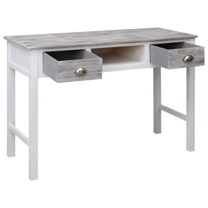 Birou de scris, gri, 110 x 45 x 76 cm, lemn - Img 3