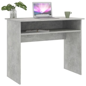 Birou, gri beton, 90 x 50 x 74 cm, PAL - Img 3