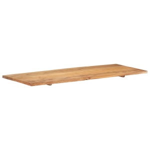 Blat lavoar de baie, 140 x 55 x 2,5 cm, lemn masiv de acacia - Img 5