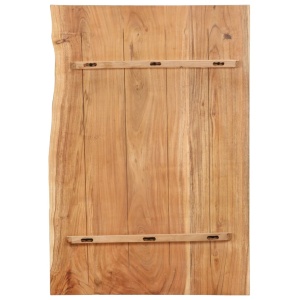 Blat lavoar de baie, 80 x 55 x 3,8 cm, lemn masiv de acacia - Img 2