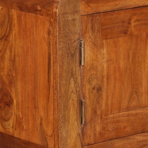 Bufet din lemn masiv cu finisaj de sheesham, 120 x 30 x 75 cm - Img 2