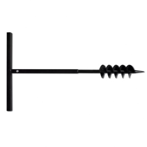 Burghiu manual găuri in pământ 100 mm cu tub prelungitor 5 m - Img 3