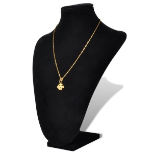 Bust negru prezentare coliere 23 x 11,5 x 30 cm, 2 buc - Img 4