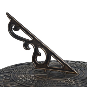 Cadran solar, bronz, 35,5 x 82 cm, plastic - Img 4