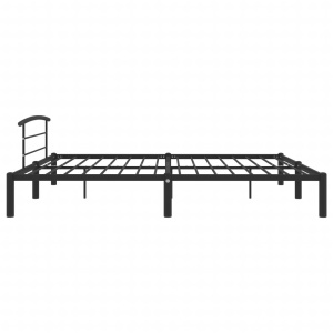 Cadru de pat, negru, 180 x 200 cm, metal - Img 4