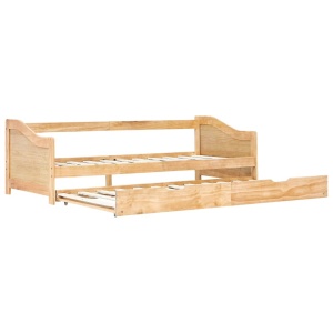 Cadru pat canapea, extensibil, 90 x 200 cm, lemn de pin - Img 2