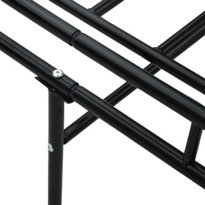 Cadru pat de zi, negru, 90 x 200 cm, metal - Img 10