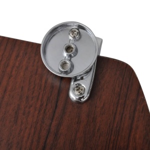 Capac WC, maro, MDF, model simplu - Img 6