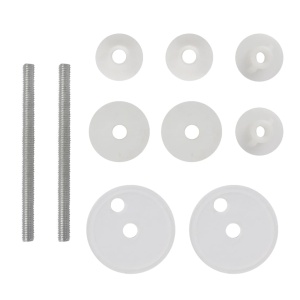 Capace WC, 2 buc., MDF, model pietricele - Img 10