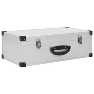 Carcasă pentru 80 CD-uri, aluminiu, ABS, argintiu - Img 2