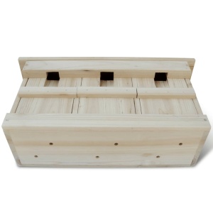 Căsuță cuiburi vrăbii 44 x 15,5 x 21,5 cm - Img 3