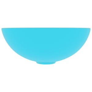 Chiuvetă de baie, verde deschis, ceramică, rotund - Img 3
