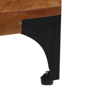 Comodă TV, 118 x 35 x 45 cm, lemn masiv reciclat - Img 6