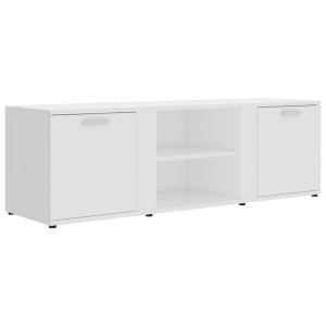 Comodă TV, alb, 120 x 34 x 37 cm, PAL - Img 2