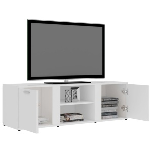 Comodă TV, alb, 120 x 34 x 37 cm, PAL - Img 8