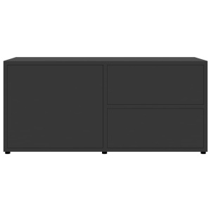 Comodă TV, gri, 80 x 34 x 36 cm, PAL - Img 6