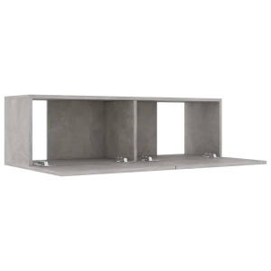Comodă TV, gri beton, 100 x 30 x 30 cm, PAL - Img 8