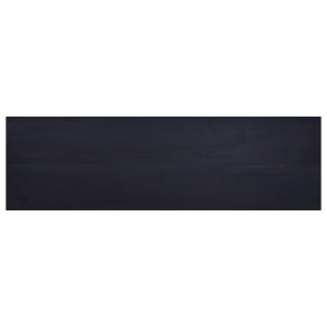 Comodă TV, negru cafeniu deschis,100x30x45cm, lemn masiv mahon - Img 6