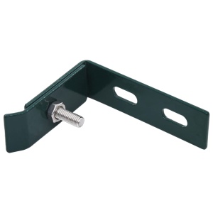 Conector de colț de perete, 10 seturi, verde - Img 2
