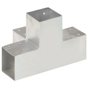 Conectori de grindă, formă X, 4 buc, 91x91 mm, metal galvanizat - Img 5