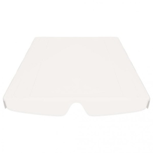 Copertină de rezervă leagăn grădină, alb, 226x186 cm 270 g/m - Img 4