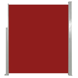 Copertină laterală retractabilă, roșu, 160 x 500 cm - Img 2