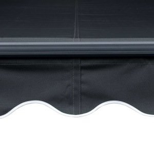 Copertină retractabilă manual cu LED, antracit, 300 x 250 cm - Img 6