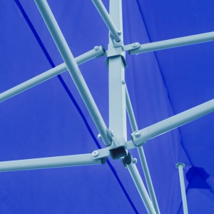 Cort de petrecere pliabil de tip pop-up, albastru, 3 x 6 m - Img 5