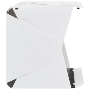 Cort foto cu LED-uri pliabil, alb, 40 x 34 x 37 cm, plastic - Img 7