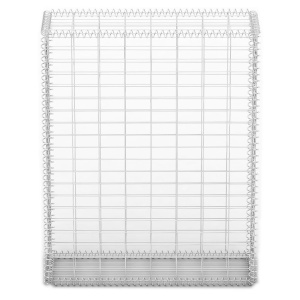 Coș gabion cu capace, sârmă galvanizată, 100 x 80 x 30 cm - Img 3