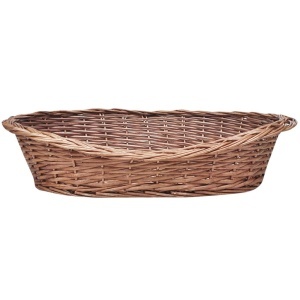 Coș pentru câini/animale de companie din salcie naturală 70 cm - Img 2
