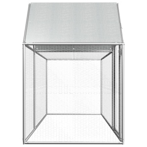 Coteț de găini, 3 x 1 x 1,5 m, oțel galvanizat - Img 3