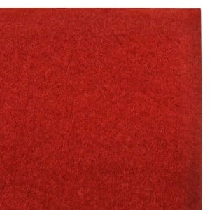 Covor Roșu 1 x 5 m Foarte Greu 400g/m² - Img 5