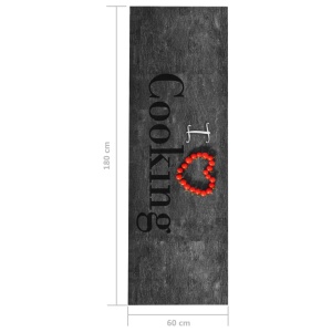 Covoraș de bucătărie, lavabil, model Cooking, 60 x 180 cm - Img 5