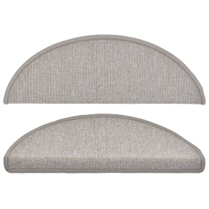 Covorașe de scări, 15 buc, gri taupe, 65 x 24 x 4 cm - Img 4