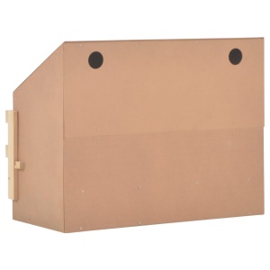 Cuibar găini cu 3 compartimente, 72x33x54 cm, lemn masiv pin - Img 7