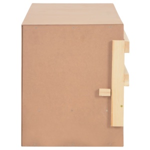 Cuibar găini cu 5 compartimente, 117x33x38 cm, lemn masiv pin - Img 6