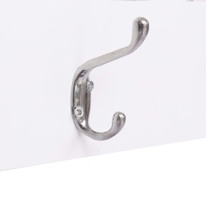 Cuier de perete WELCOME, alb, 74 x 29,5 cm - Img 4