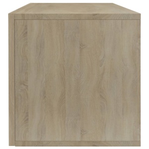 Cutie depozitare vinyl-uri, stejar Sonoma, 71 x 34 x 36 cm, PAL - Img 6