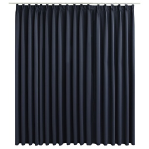 Draperie opacă, antracit, 290 x 245 cm, cu cârlige - Img 2