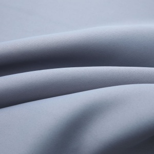 Draperii opace cu inele metalice, 2 buc., gri, 140 x 245 cm - Img 3