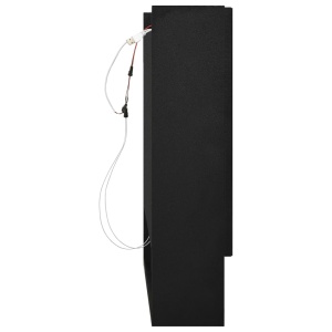 Dulap de baie cu oglindă și LED-uri, negru 80 x 15 x 60 cm MDF - Img 6
