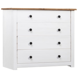 Dulap lateral, alb, 80 x 40 x 73 cm, gama pin de Panama