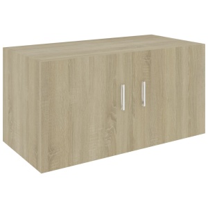 Dulap montat pe perete, stejar Sonoma, 80 x 39 x 40 cm, PAL - Img 2