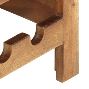Dulap sticle de vin, 40x30x80 cm, lemn masiv de acacia - Img 5