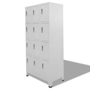 Dulap vestiar cu 12 compartimente, 90x45x180 cm - Img 2