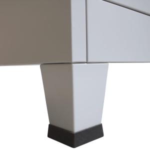 Dulap vestiar cu 9 compartimente, oțel, 90 x 45 x 180 cm, gri - Img 5
