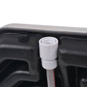 Duș alimentat cu energie solară, 20 L, aluminiu și HDPE - Img 9